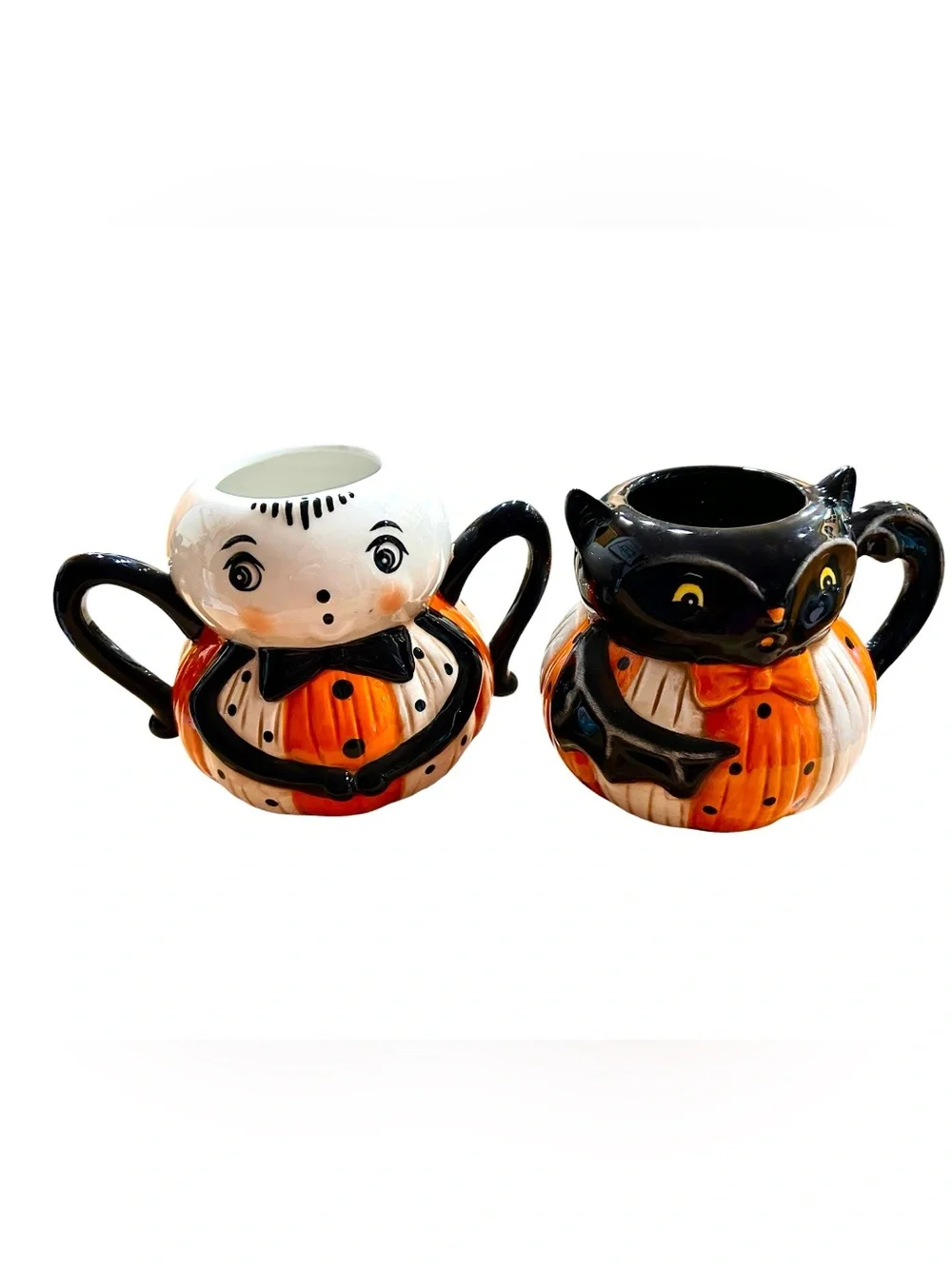 New Set of 2 Johanna Parker Halloween Mugs